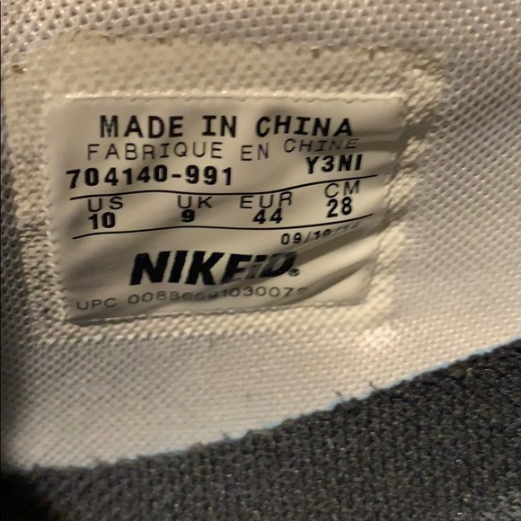 Nike airmax low NIKE ID custom sz 10 - Picture 5 of 6